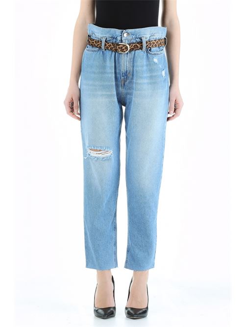 Liu Jo jeans in washed denim with belt Liu Jo | UF1048D4623.78223